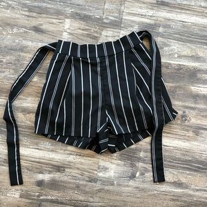 hm striped cotton shorts